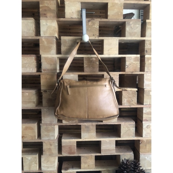 Túi đeo vai da thật hiệu Ssamzie- 2hand