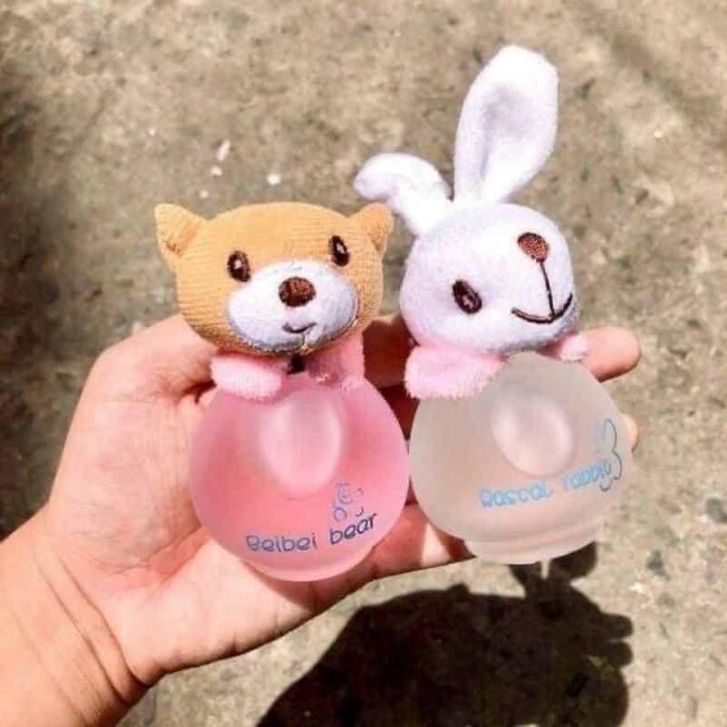 Nước hoa chú Gấu Beibei bear và thỏ siêu dễ thương, dung tích 50ml.
