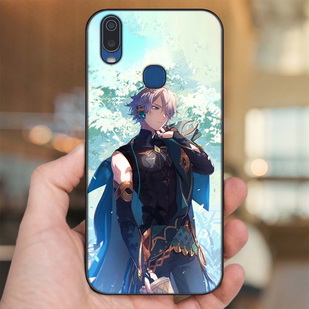 Ốp lưng Vivo Y11 viền đen in hình Alhaitham Genshin Impact