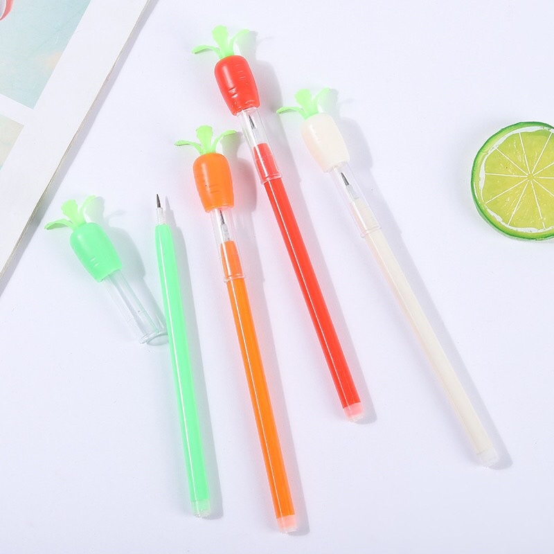 Bút chì đốt hình cà rốt củ cải