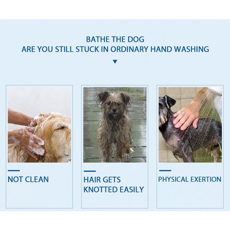 Găng tay bàn chải mát xa DORRIKEY LI0149 tắm/ chải lông gỡ rối đánh bông lông cho chó mèo