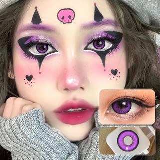   - 1.00 Đến - 7.00  Kính Áp Tròng Màu Tím Hóa Trang Nhân Vật anime 