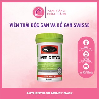 Viên Uống Hỗ Trợ Thải Độc Gan - Swisse Liver Detox - 60/120/200 viên