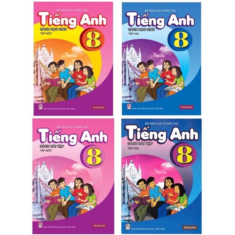 Tiếng Anh 8  kèm bút chì