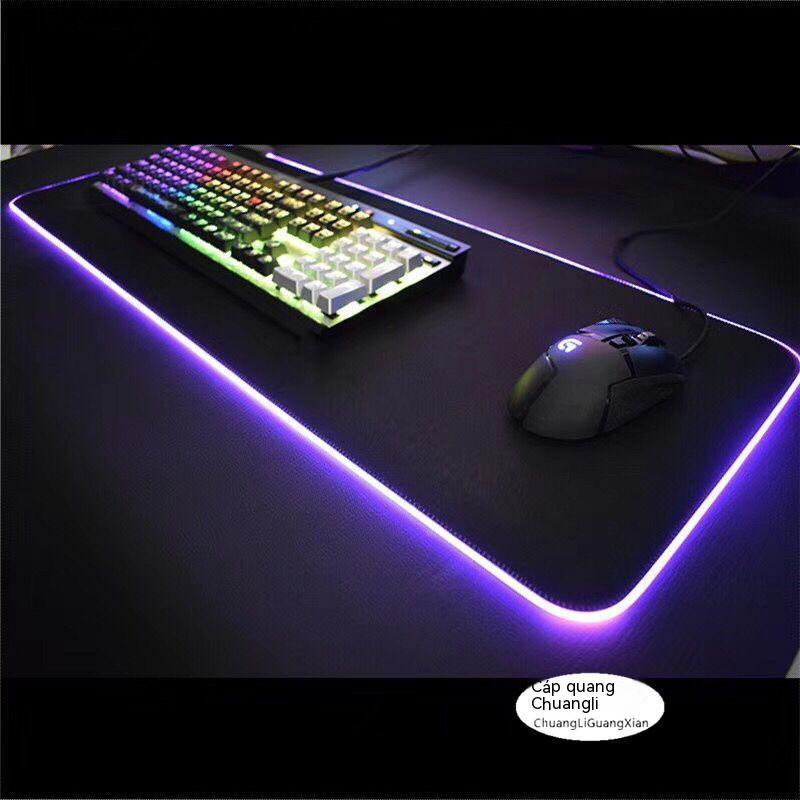 Miếng Lót Chuột Sợi Quang Siêu Sáng 2.5mm Trong Suốt Nhiều Màu RGB