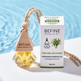 Tinh dầu treo xe ô tô Cao Cấp Befine - Khử mùi, thư giãn với nhiều mùi hương ( sả chanh, cam, quýt, bạc hà, ... ) 8ml