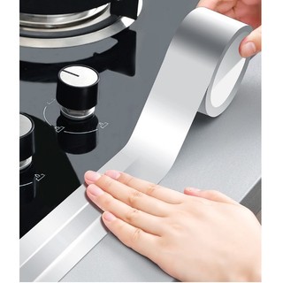Cuộn băng keo nhôm bạc dán viền bếp băng dính dán chống thấm ẩm mốc st56