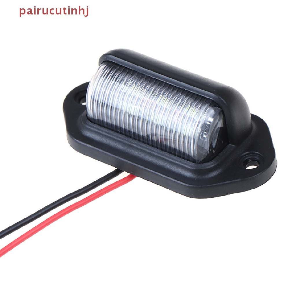 1 Cặp Đèn LED 6 Bóng 12V Chống Nước Gắn Biển Số Xe Hơi Xe Tải