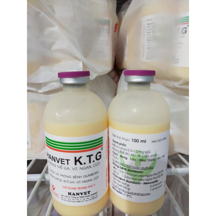 [Giá rẻ] K.T. G 100 con kháng thể gà Date 2 năm kể từ ngày sản xuất Vitamin & chất bổ sung dinh dưỡng