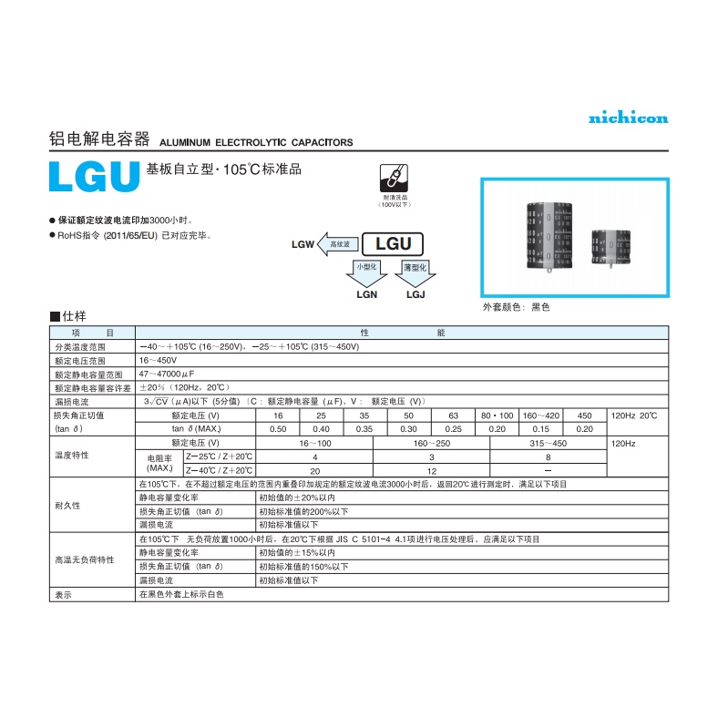 Tụ Điện 450v68uf 22X25 Nike Kang 68UF 450V 22 * 25 GU 105 Độ Chuyên Dụng