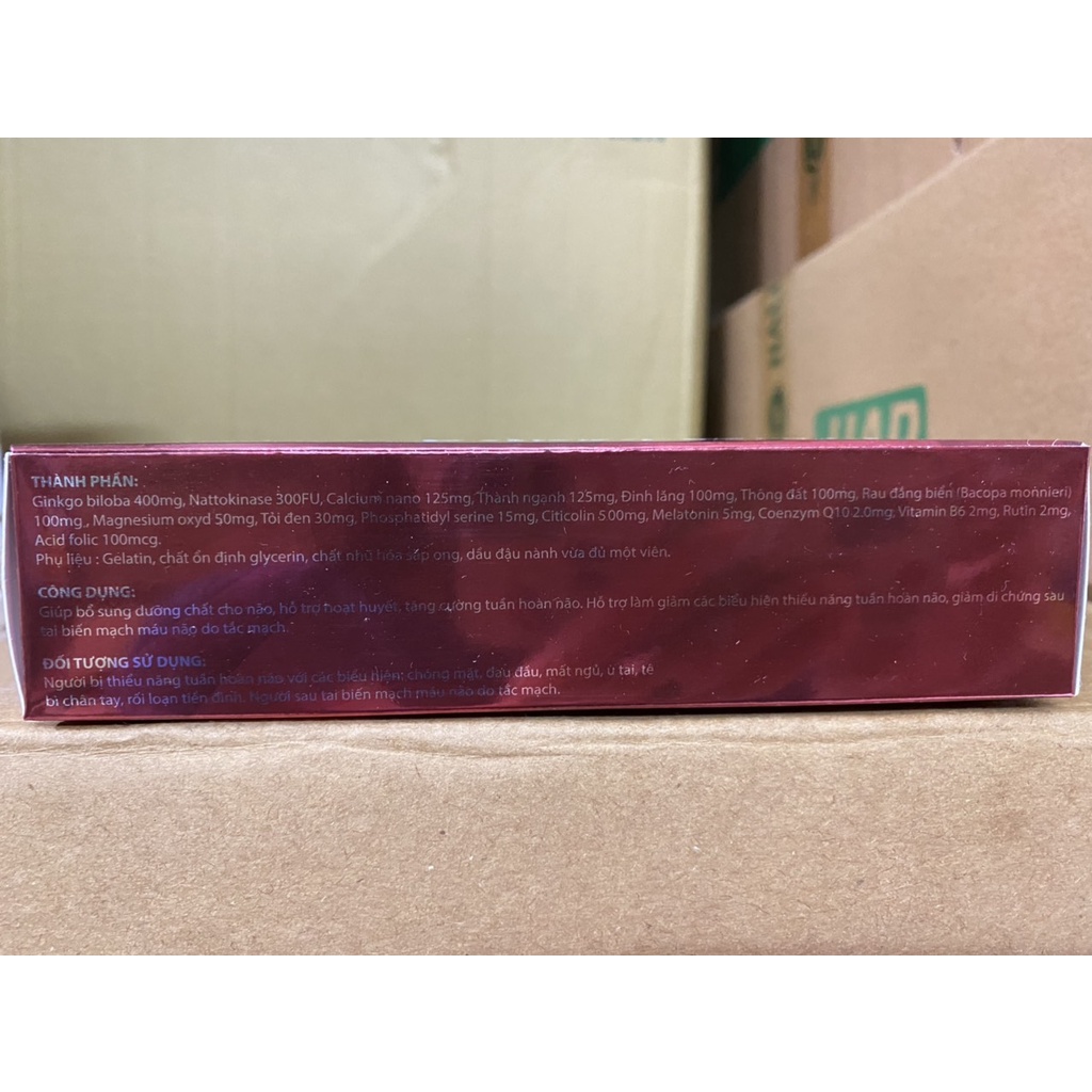 An não vương - Viên bổ não, hoạt huyết dưỡng não,chống biến chứng sau tai biến