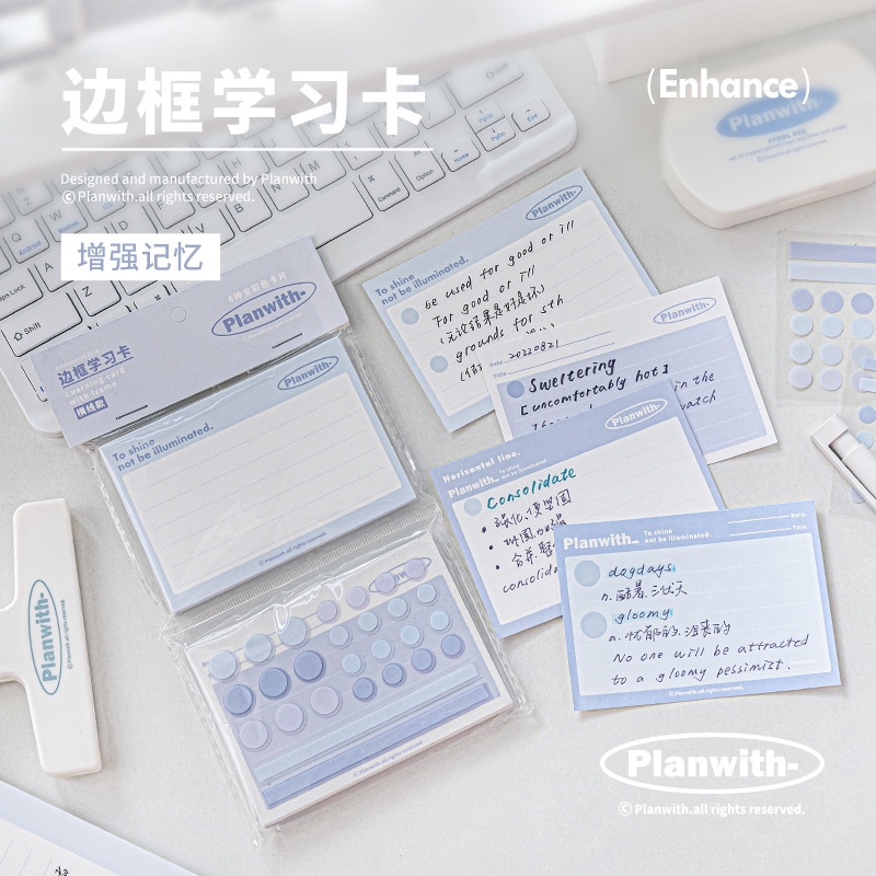 Set 82 Tấm Giấy Ghi Chú Chống Dính Có Thể Xé Được