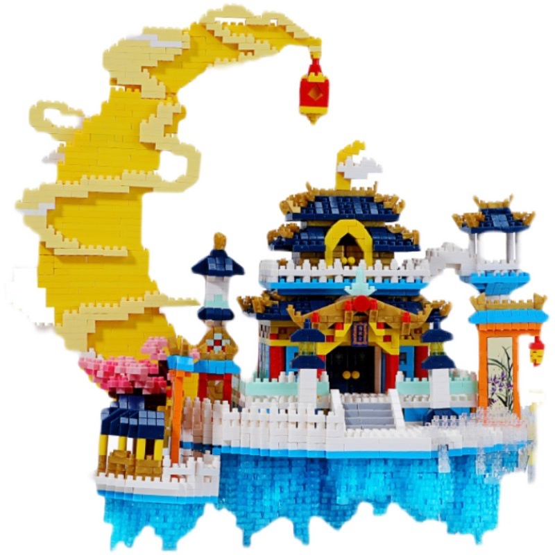 Khối Xây Lâu Đài Đồ Chơi Giáo Dục Cho Người Lớn