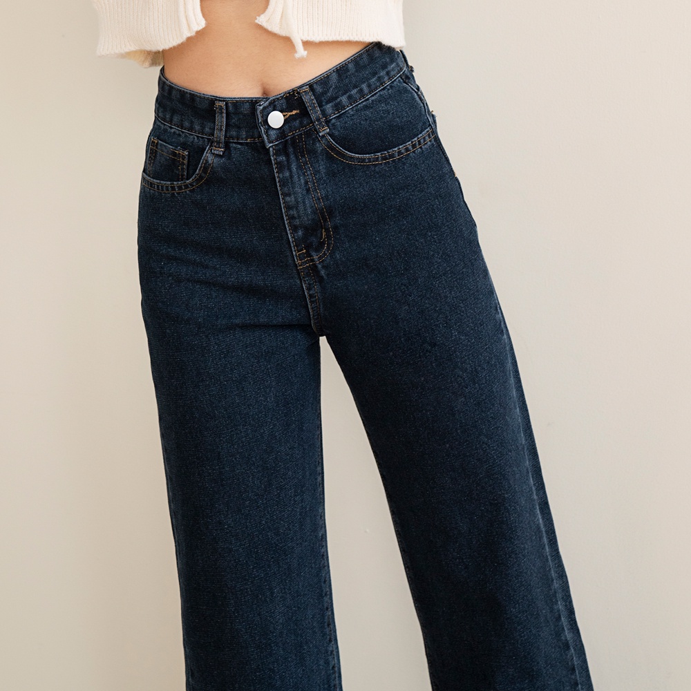 BLEUBIRD Quần jeans ống suông Klein Jeans