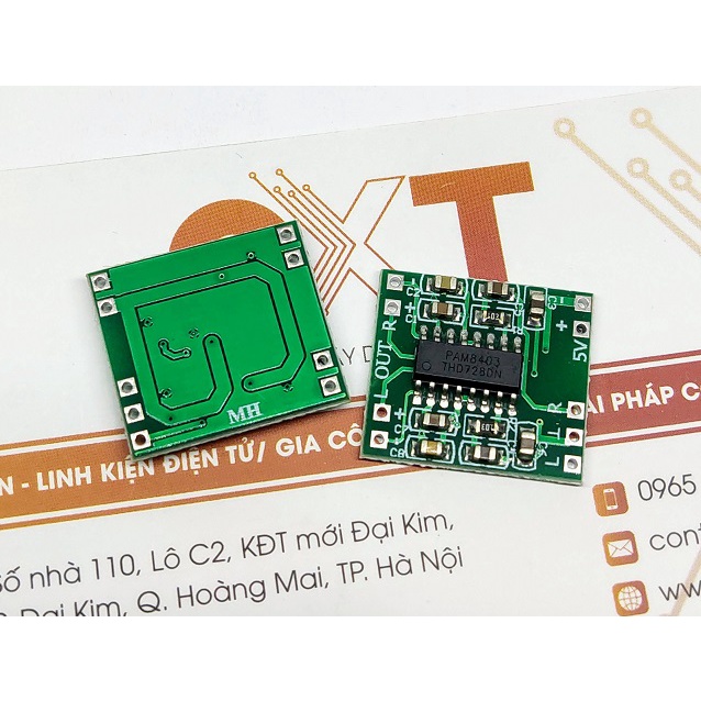 PAM8403 Module khuếch đại Audio 2x3W