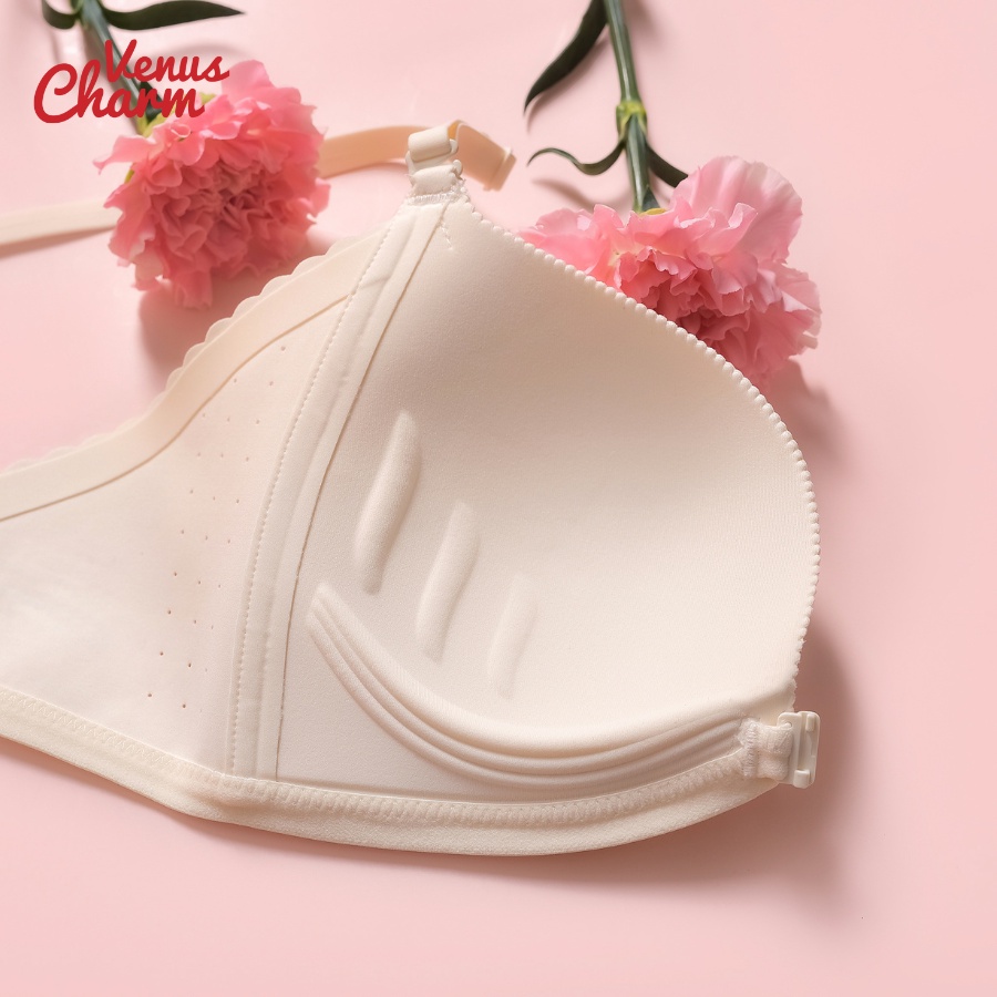 Áo ngực cài trước mút mỏng đa năng dễ phối tôn dáng quyến rũ VenusCharm 2612