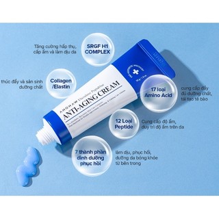 Kem dưỡng ẩm chống lão hoá ahohaw anti-aging cream 50g - giúp dưỡng ẩm, tăng sinh collagen, phục hồi da, giảm nhăn