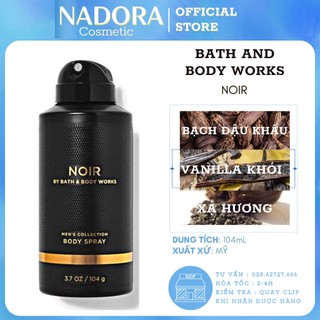Xịt Thơm Toàn Thân Dành Cho Nam - Noir Deodorizing Body Spray (104g)