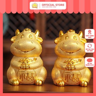 [HOT] Trâu vàng tiết kiệm cho bé - Tết Tân Sửu 2021 - lợn tiết kiệm - heo đất