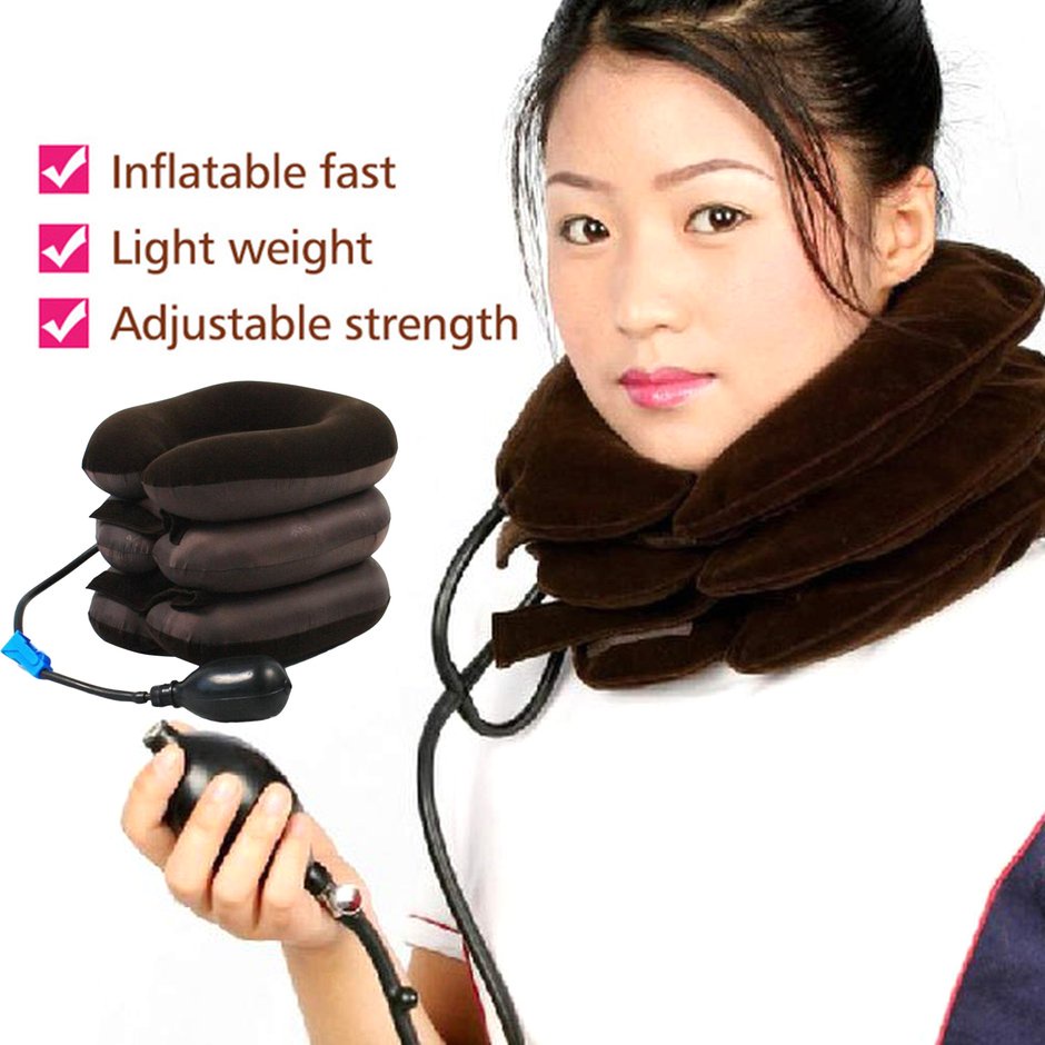 Inflatable Cervical Vertebra Neck Traction For Head Back Shoulder Neck Pain