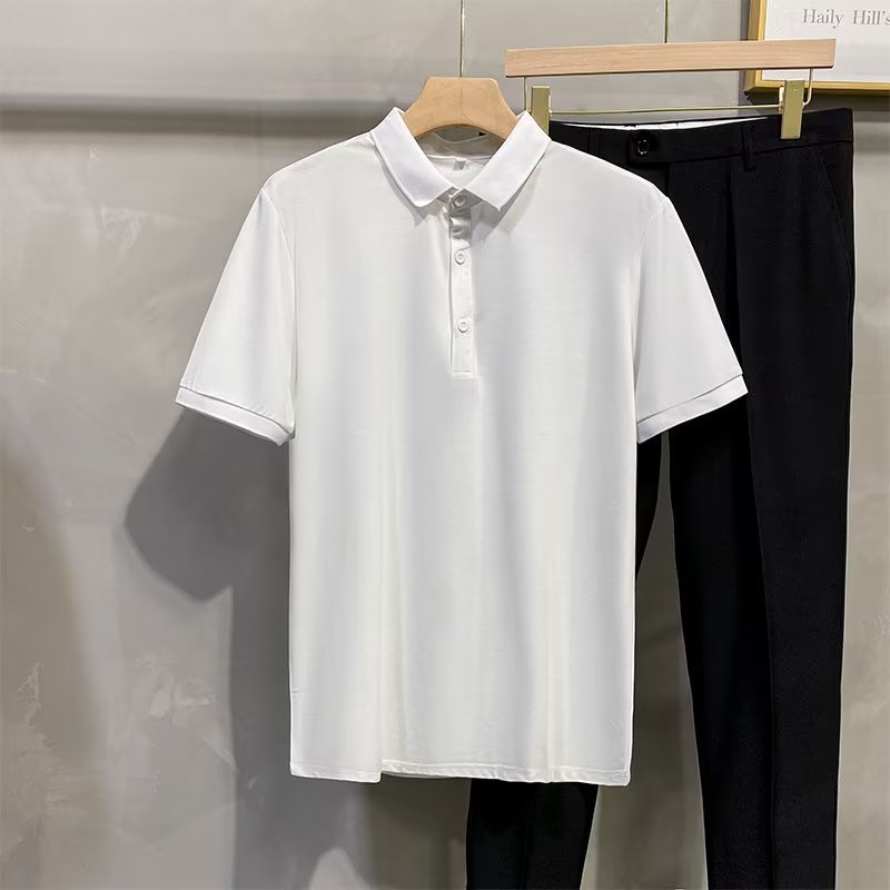 Áo Thun polo Tay Ngắn Dáng Ôm Thời Trang Mùa Hè Cho Nam Và Nữ 2