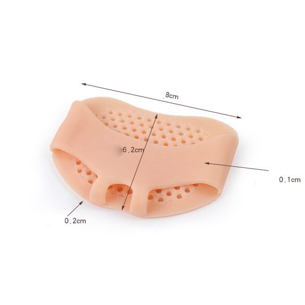 Đệm Silicone Tách Ngón Chân Co Giãn Thoáng Khí Mát Xa Chống Trượt