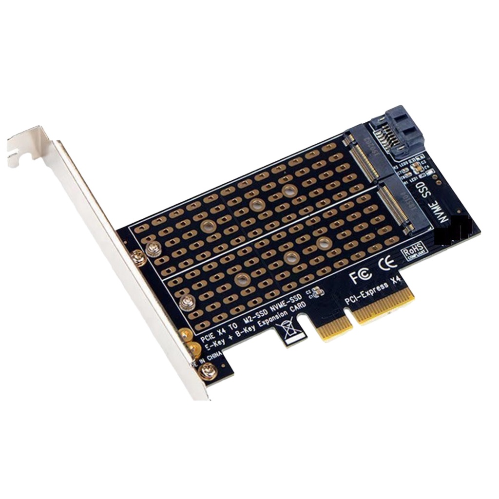 Bảng Mạch Chuyển Đổi Mở Rộng GV02 M / B Key M.2 NVME / NGFF Sang PCI-E 3.0 X4 SSD Cho Máy Tính