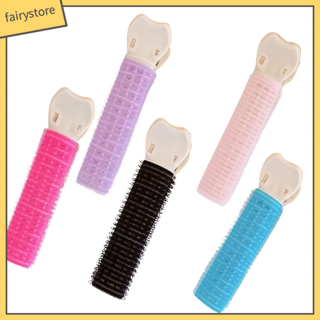 Kẹp Tóc Mái Bằng Nhựa Màu Sắc Ngọt Ngào Co Giãn Thời Trang Cho Nữ [Fairy1]