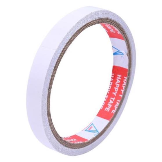 Băng dính 2 mặt khổ 1cm / 2cm / 5cm - dày đại - 15m / cuộn , độ bám dính cao - Băng dính hai mặt cao cấp - HIKOMA STORE