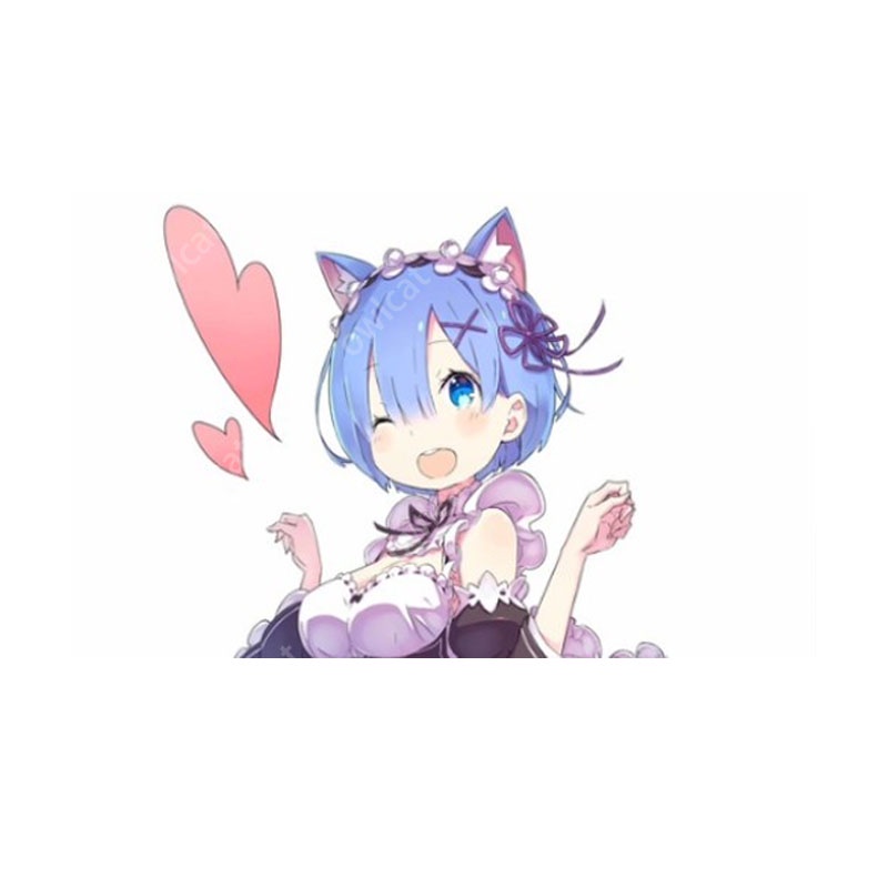 Mô Hình Nhân Vật Re: Zero Rem  23cm 1/8 Size Cat Ear Maid Reset Life Different World from Zero Anime Figure Packed in Box Model