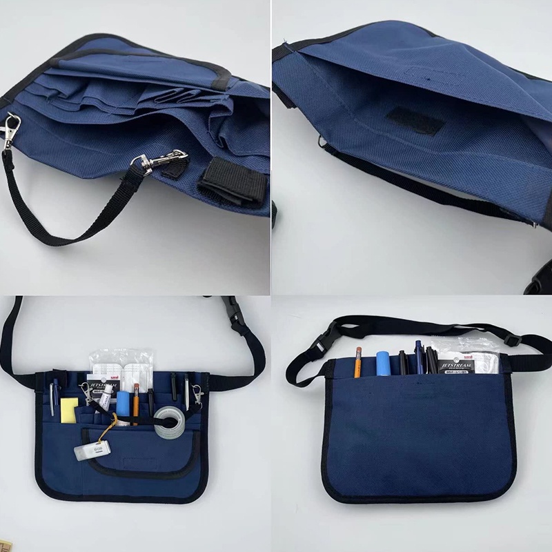 Túi Nylon Đựng Dụng Cụ Sơ Cứu Y Tế / Kéo Thắt Lưng Màu Đen Chất Lượng Cao