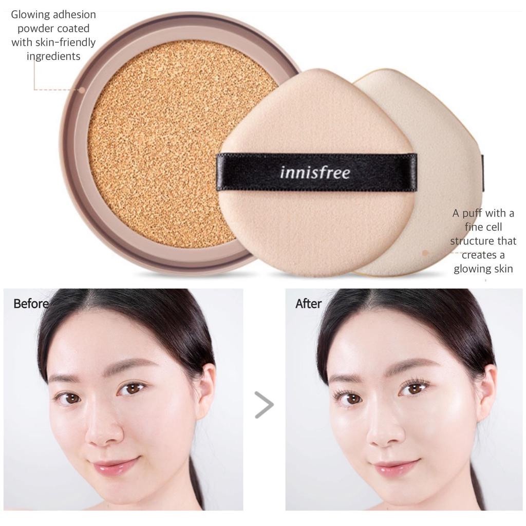 Lõi Phấn Nước Innisfree Skin Fit Glow Cushion SPF34 PA++ 14g Refill