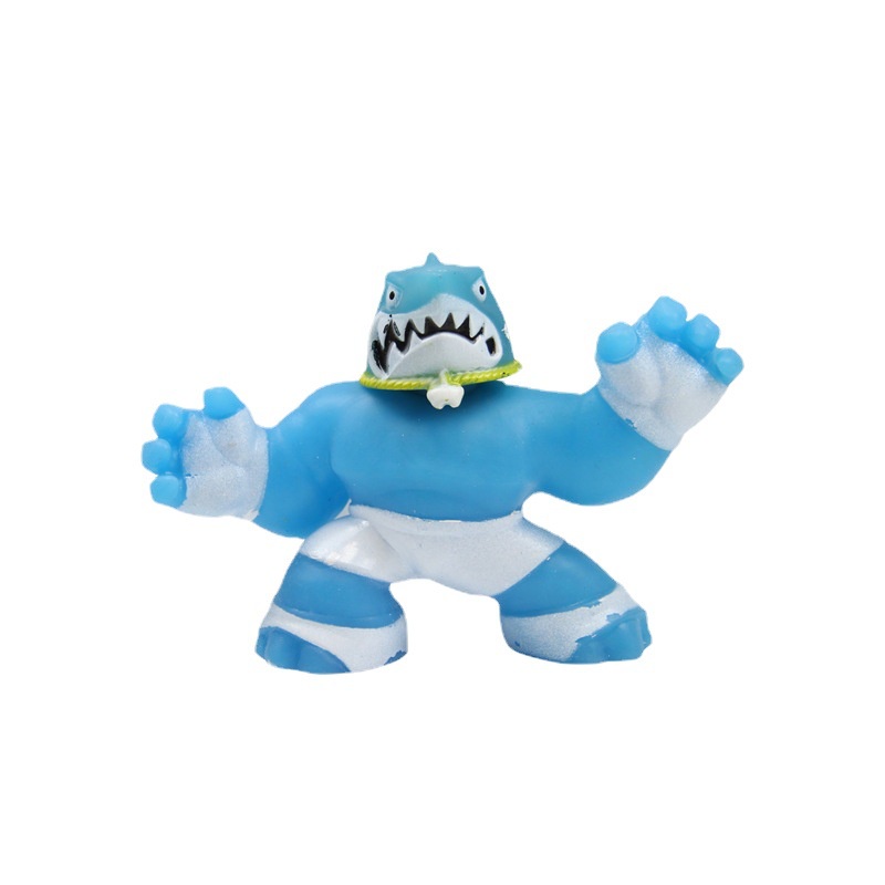 Đồ Chơi Xốp Squishy Giảm Stress Hình Siêu Anh Hùng Goo Jit Zu Dễ Thương Cho Bé