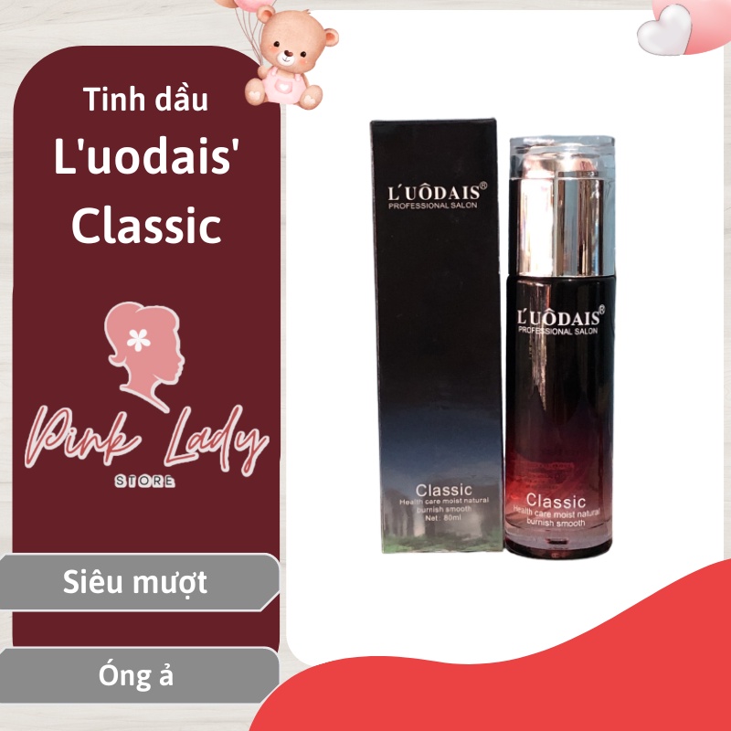 Tinh dầu dưỡng tóc Luodais Classic 80ml hương thơm nước hoa chính hãng Pink Lady Store