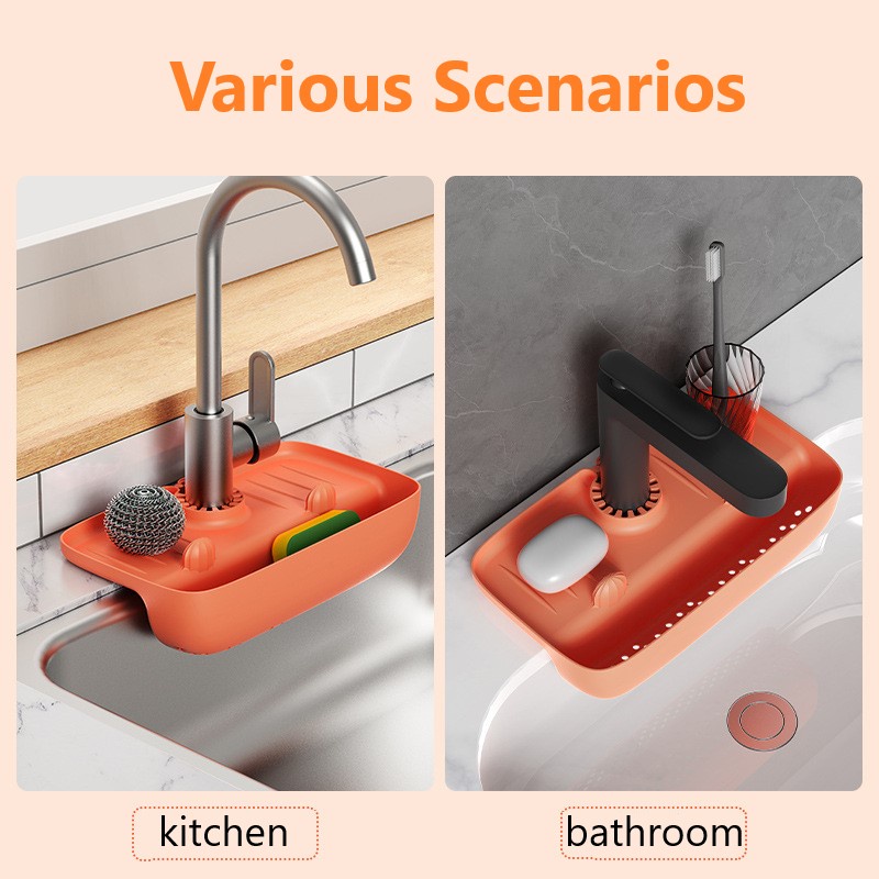 Thảm Silicone Lót Bồn Rửa Chén Thấm Hút Tốt Tiện Dụng