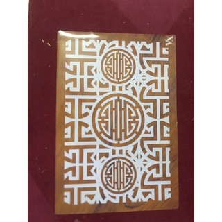 Tấm dán chống ám khói Bàn thờ chữ Thọ kích thước 61x89cm