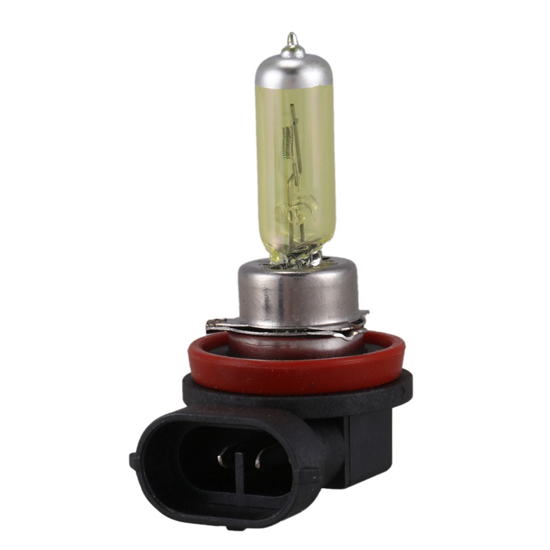 2 Bóng Đèn Phá Sương Mù Siêu Sáng Dc 12v 55w H11 3000k Màu Vàng Cho Xe Hơi