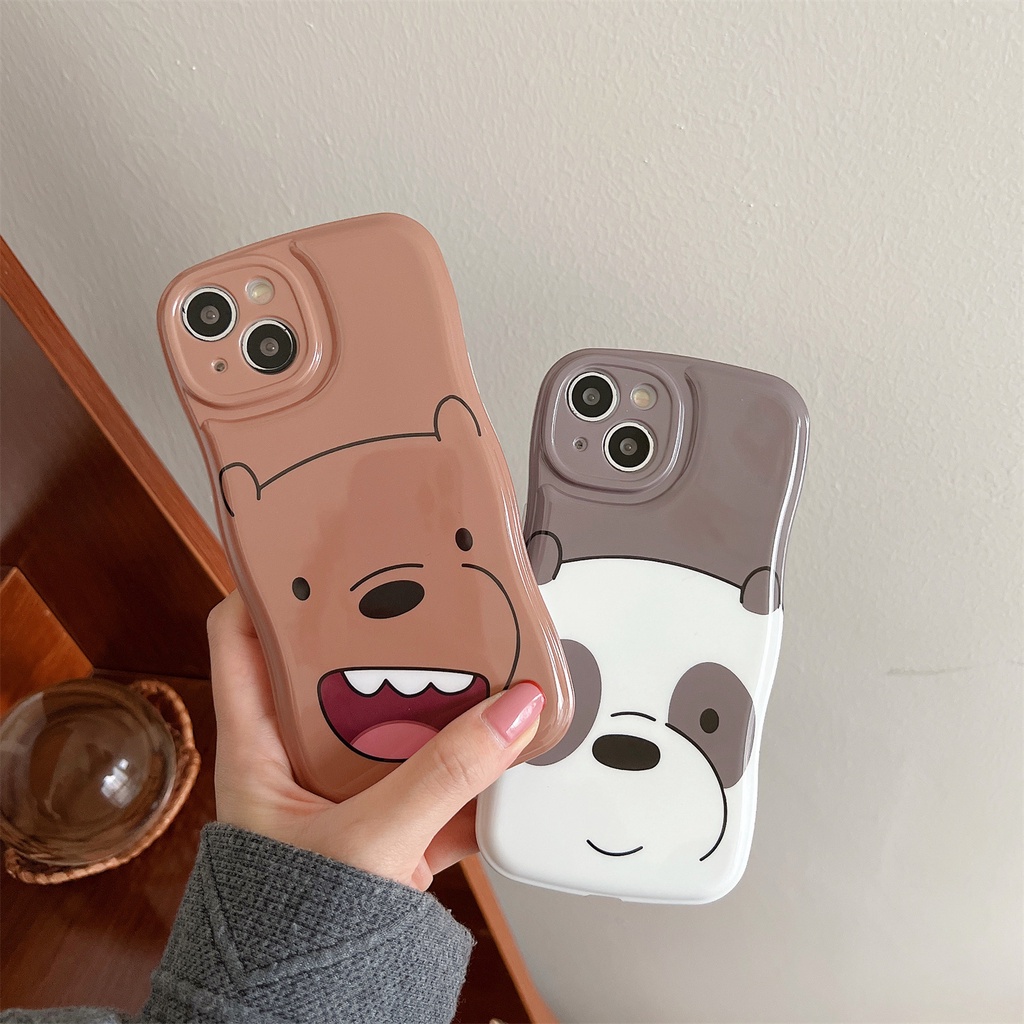 Ốp Điện Thoại TPU Silicon Mềm Chống Sốc In Hình Gấu Hoạt Hình Dễ Thương Cho iPhone 14 13 12 11 Pro Max 14 Plus