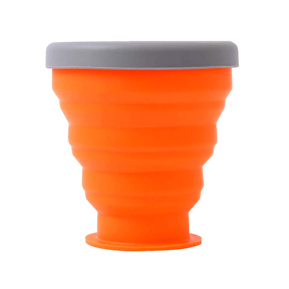 Cốc Uống Nước Du Lịch Bằng Silicone Có Thể Gấp Gọn Tiện Lợi