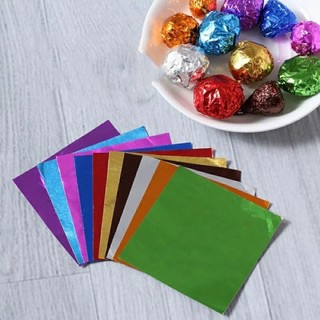 100 tờ Giấy bạc bọc chocolate/socola 10*10cm nhiều màu