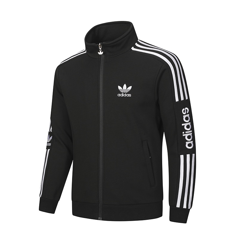 Áo Khoác Gió Adidas 100% Lông Cừu Thêu Logo Athleisure Thời Trang Cho Nam Và Nữ