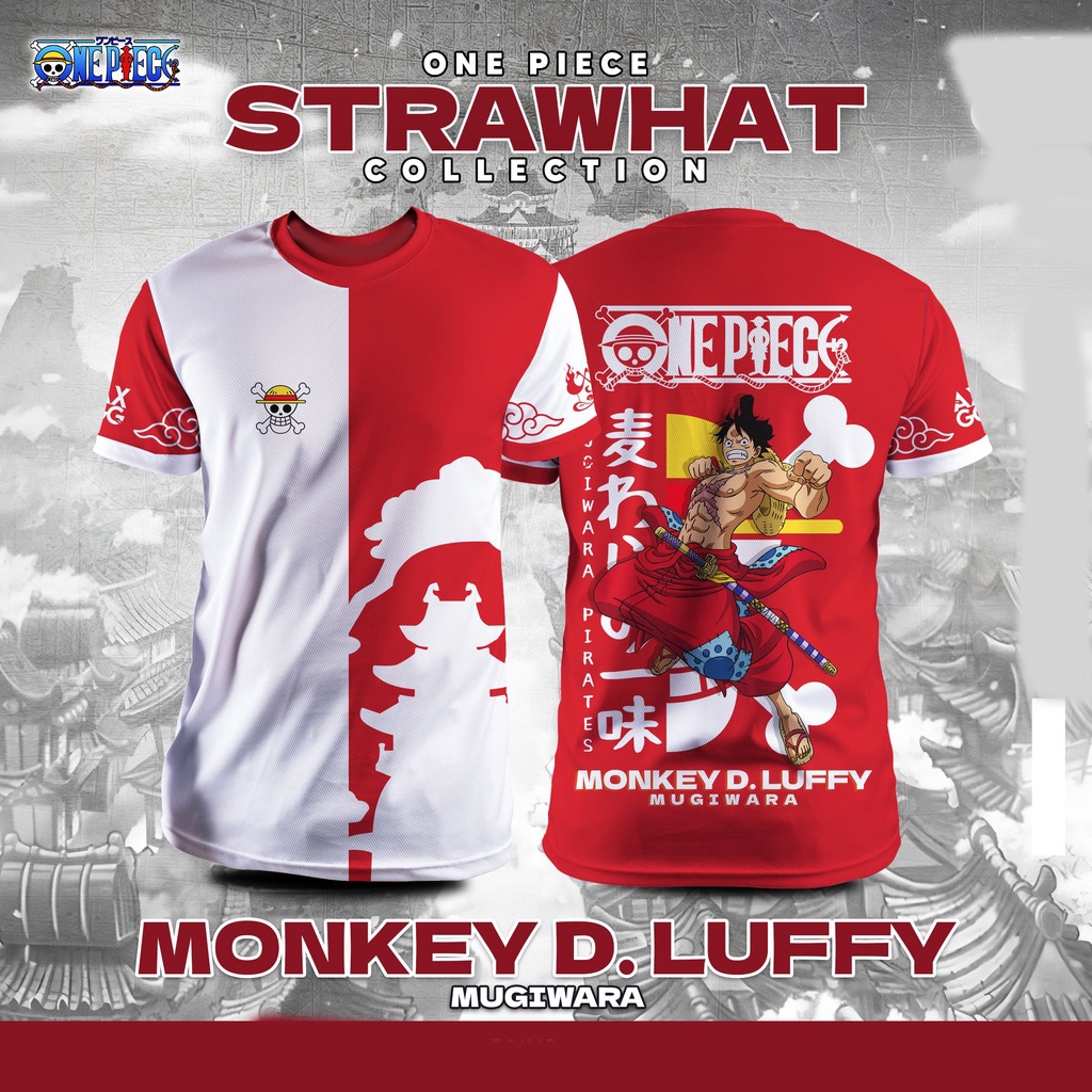 Axgg 'One Piece - Monkey D. Áo Sơ Mi Họa Tiết Anime Luffy Độc Đáo Cá Tính