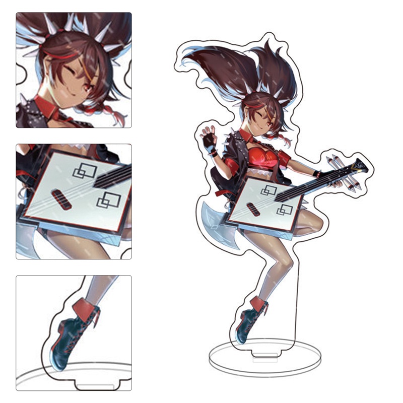 Mô Hình Anime Genshin Va Chạm Raiden Shogun Sangonomiya Kokomi Aloy Bằng Acrylic Mới Để Bàn Trang Trí