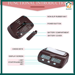 【0227】 Chess Clock Timer Digital Chess Clock Two LED Screens Fashion Simple