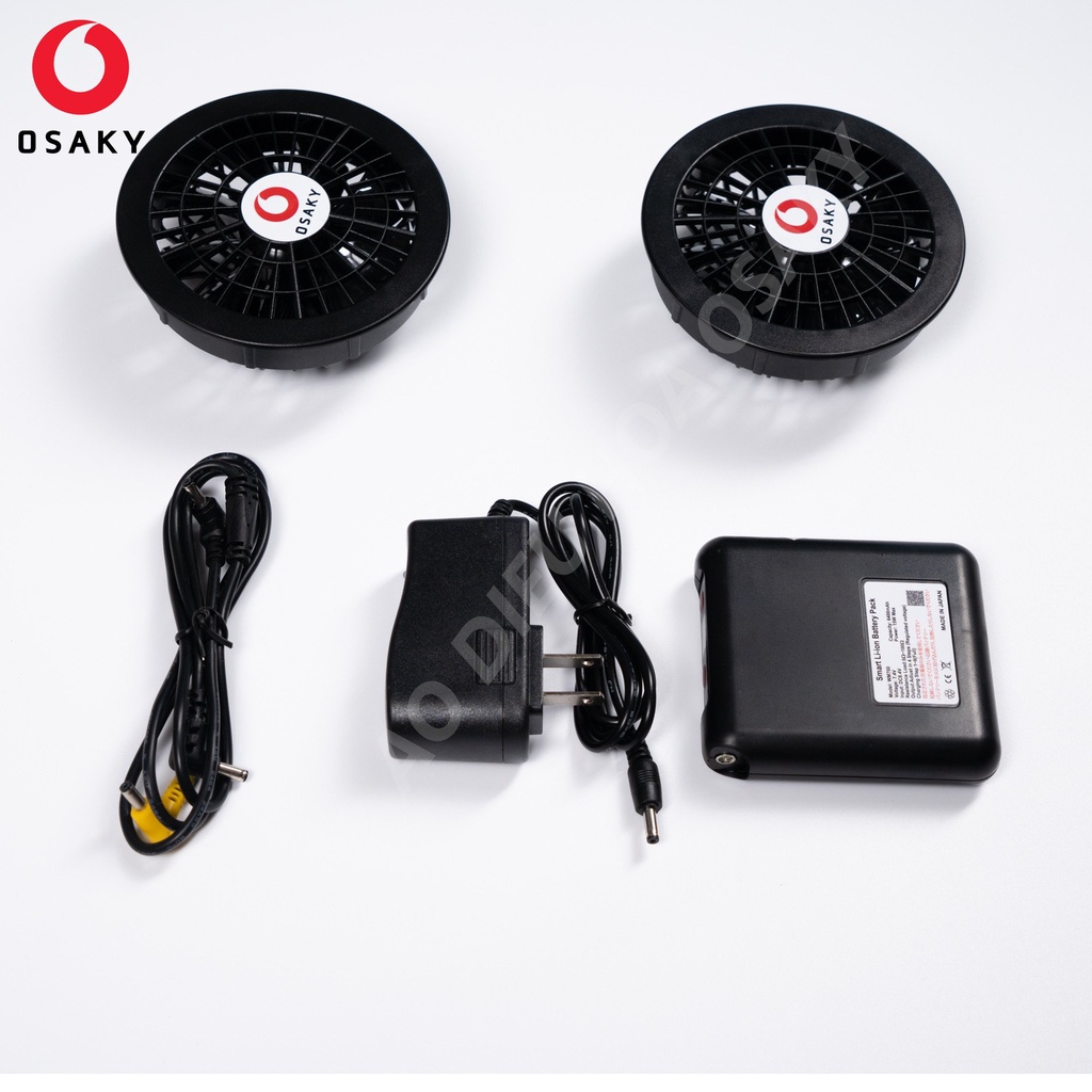Bộ Phụ KIên Áo Điều Hòa NHật Bản Osaky .Pin 2000mHv