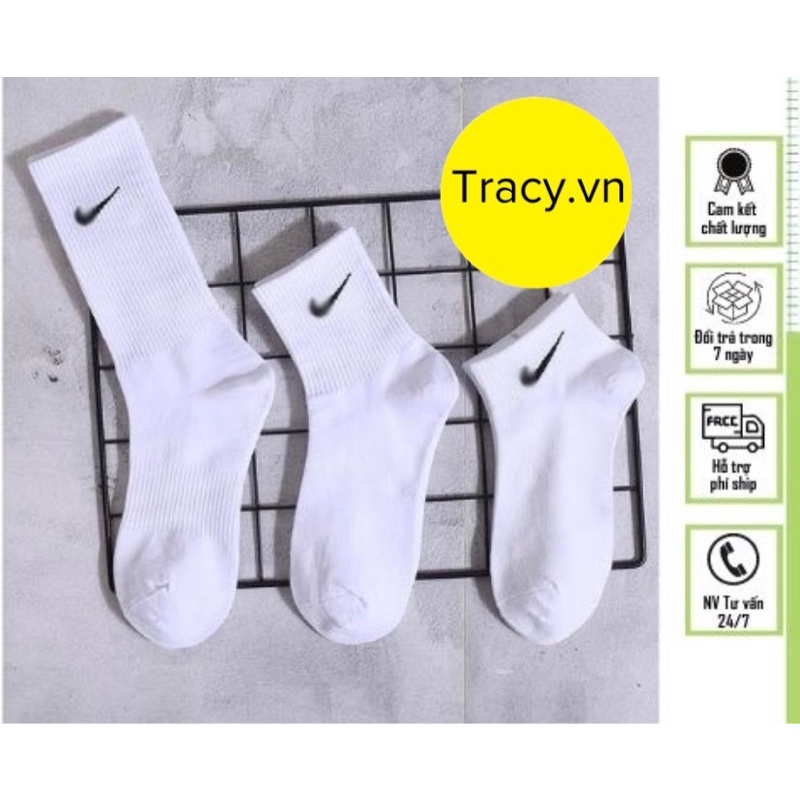 TẤT NIKE Thể Thao Dành cho cả Nam và Nữ ,Hàng Cotton Chống thấm mồ hôi