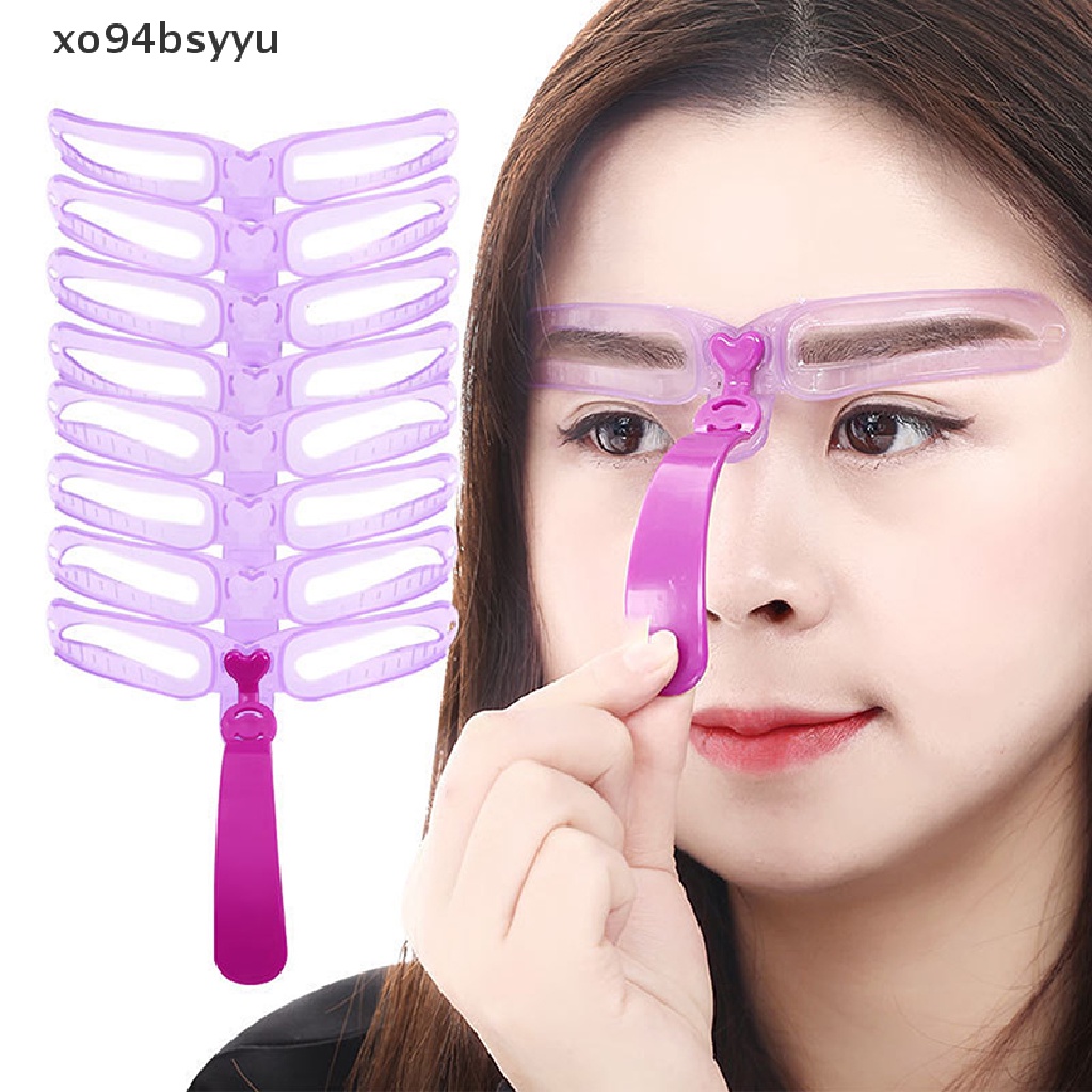 Set 8 Khuôn Kẻ Lông Mày Tái Sử Dụng Linh Hoạt Xo94Bsyu
