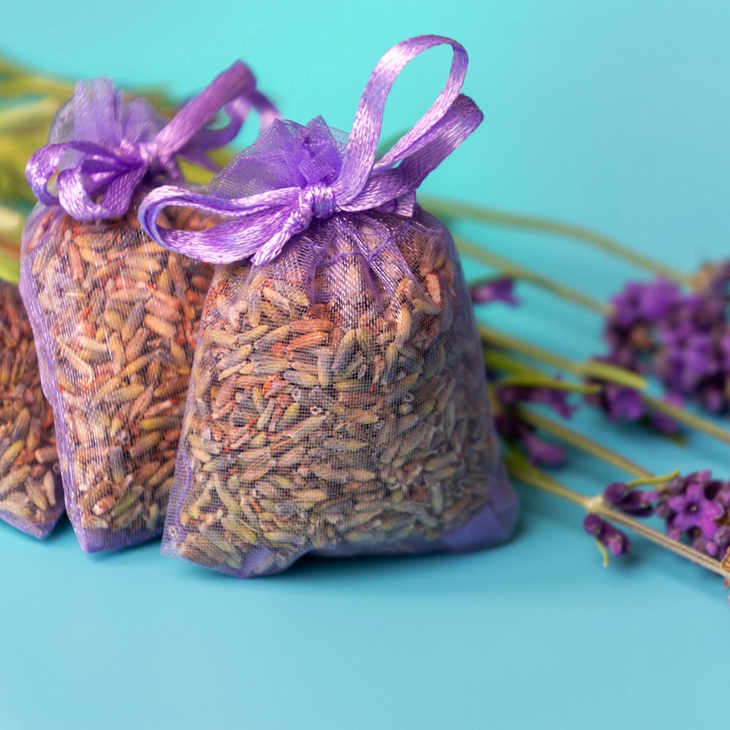 Set 100 Túi Đựng Kẹo Bằng Vải Organza Có Dây Rút Màu Tím Đậm