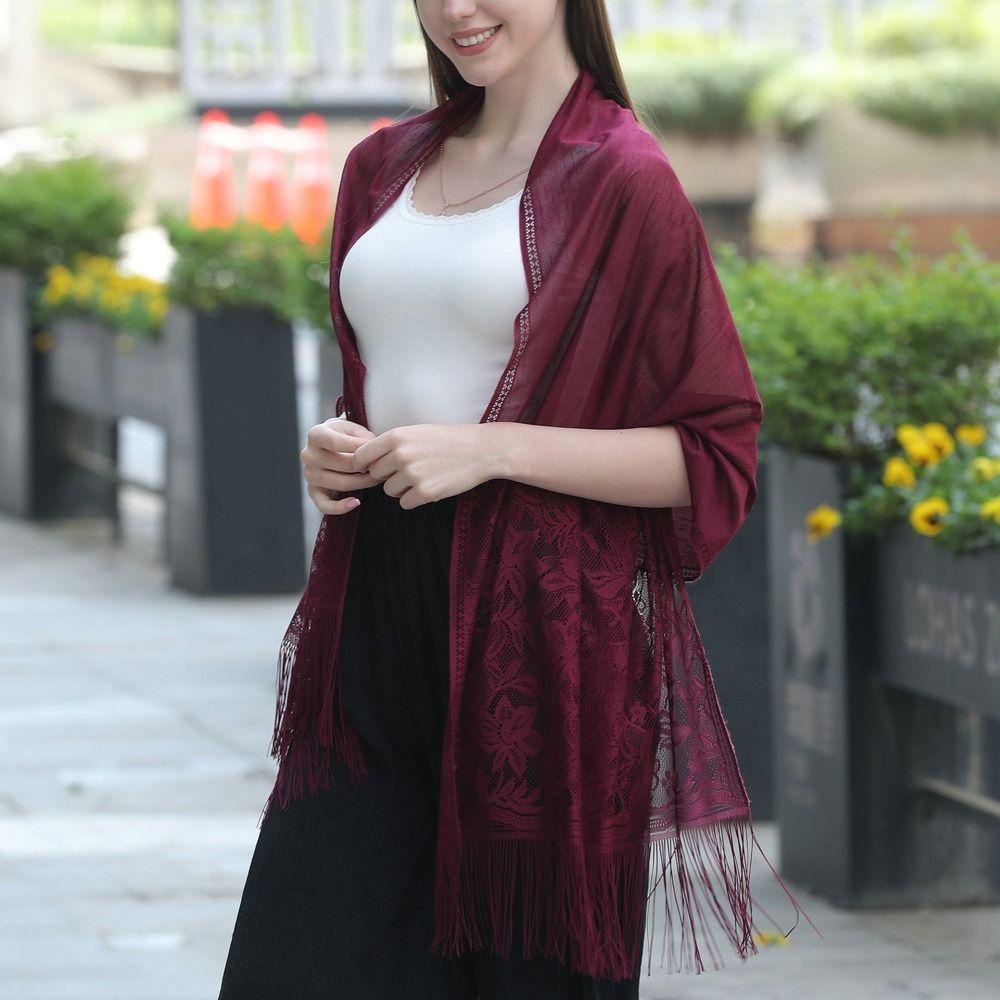 Khăn Choàng Ren Chống Nắng Dành Cho Cô Dâu