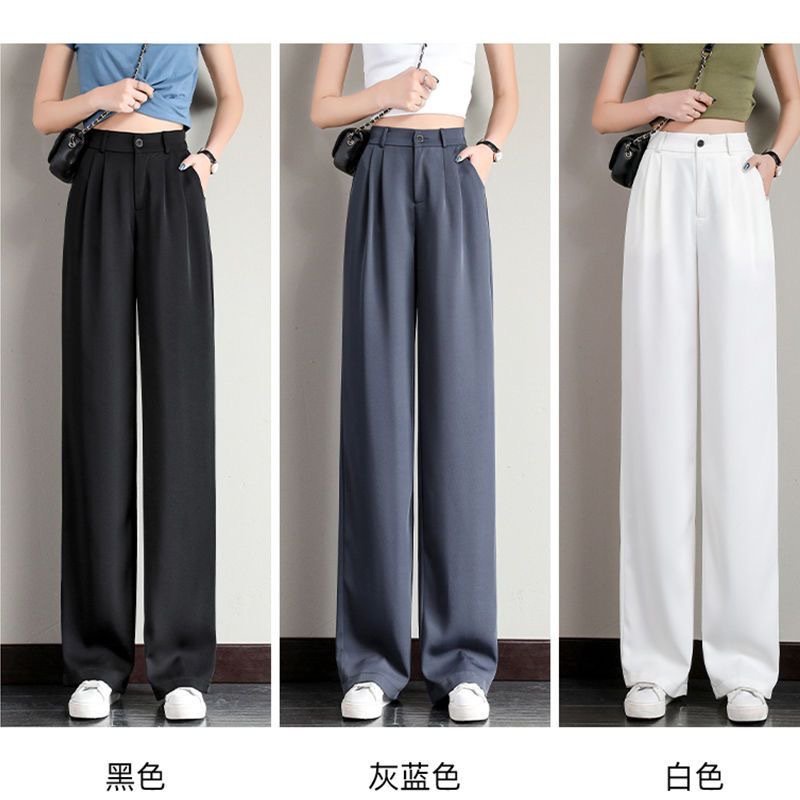 Quần học sinh ống suông rộng nữ cạp lưng cao nhiều màu sắc độc lạ M31